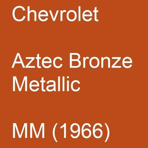 Chevrolet, Aztec Bronze Metallic, MM (1966).